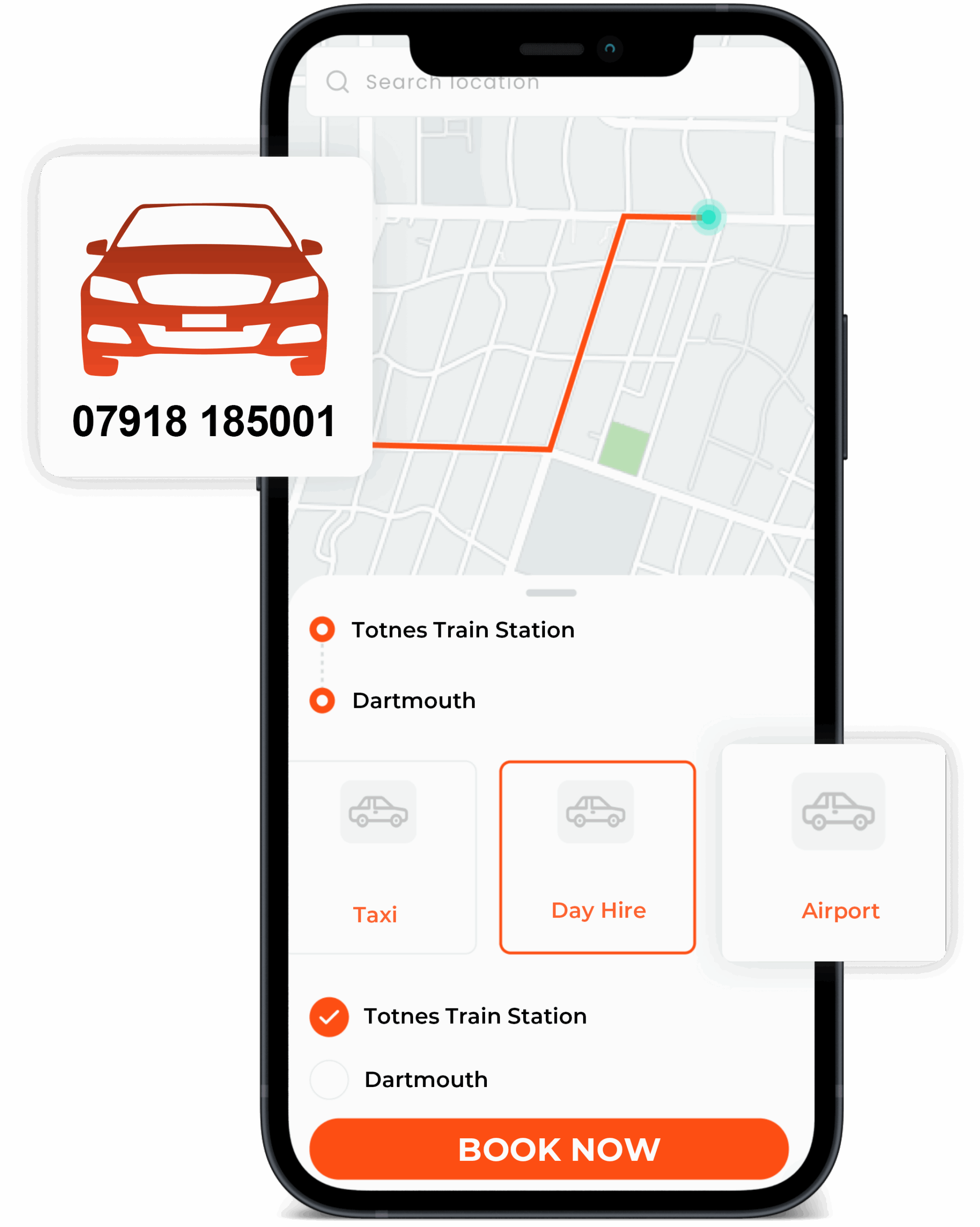 Taxis Totnes Station